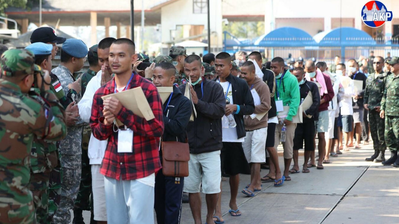 美方对泰国释放18名柬埔寨士兵表示欢迎