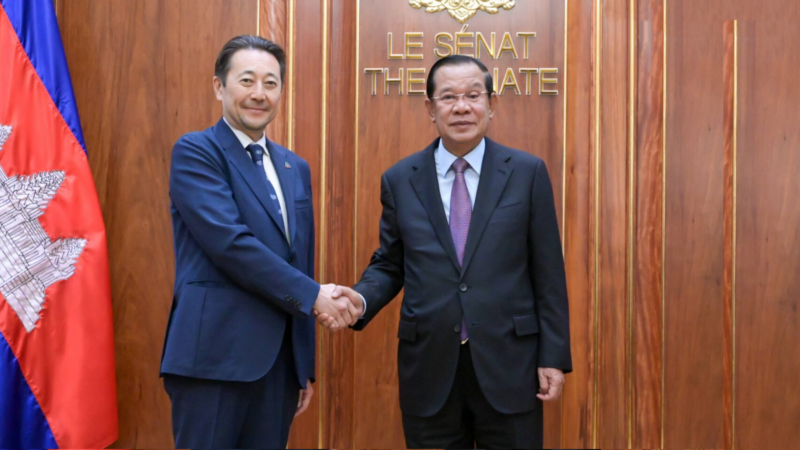 洪森会见亚信会议秘书长 赞赏其对地区和平的贡献
