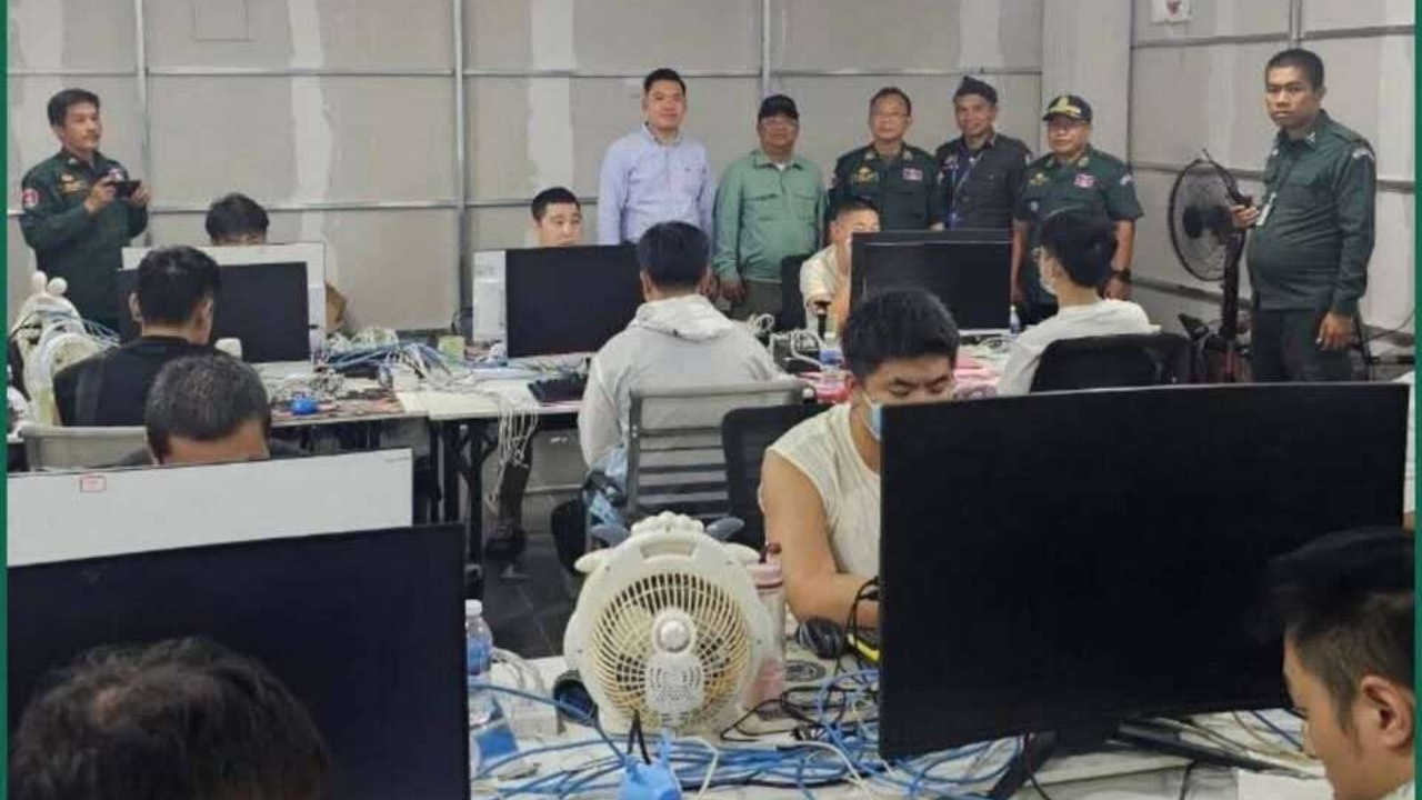 蒙多基里警方重拳出击逮捕46名外籍电诈人员