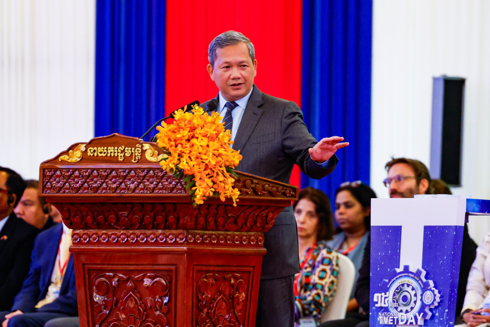 សម្ដេចធិបតី ហ៊ុន ម៉ាណែត ៖ «រៀនខុស គឺគ្រោះថ្នាក់ណាស់» ណែនាំឱ្យពង្រឹងសមត្ថភាពគ្រូ TVET និងរៀបចំមេរៀនឱ្យចំគោលដៅ