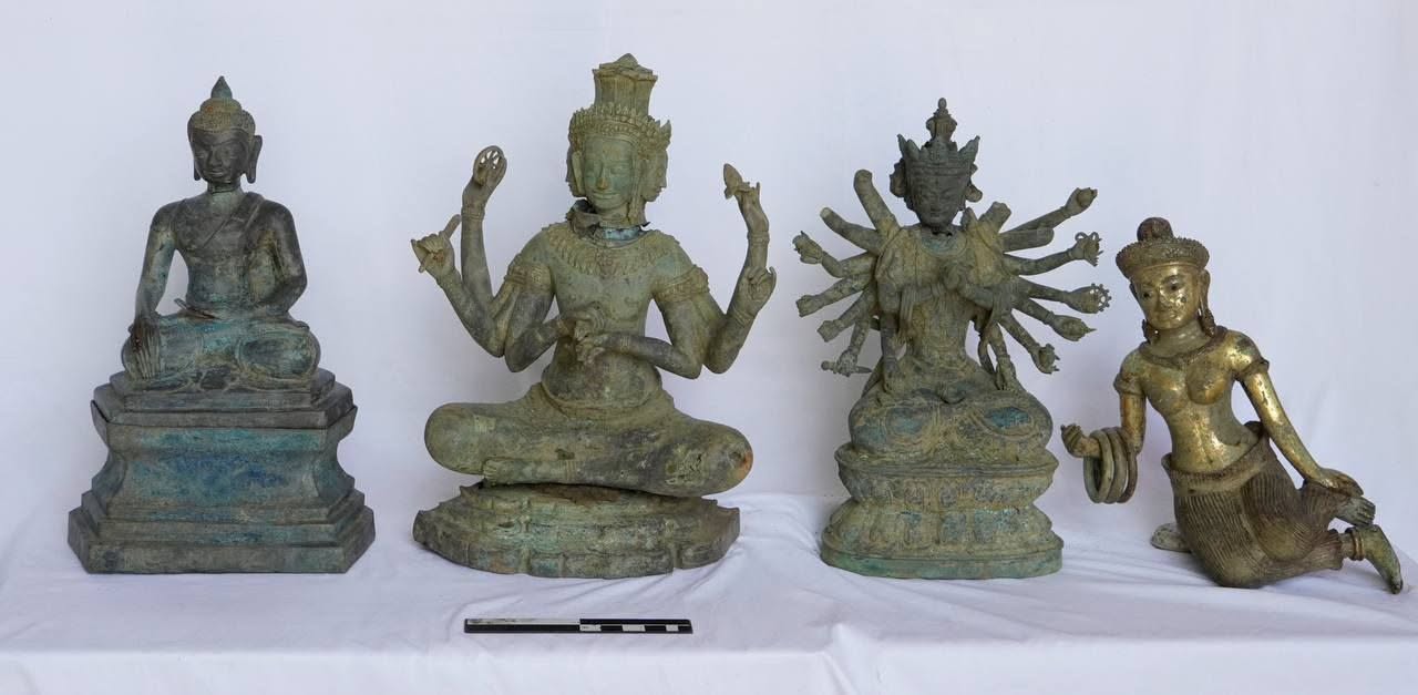 磅通省出土8件真品古物 曾一度被误判为仿制品
