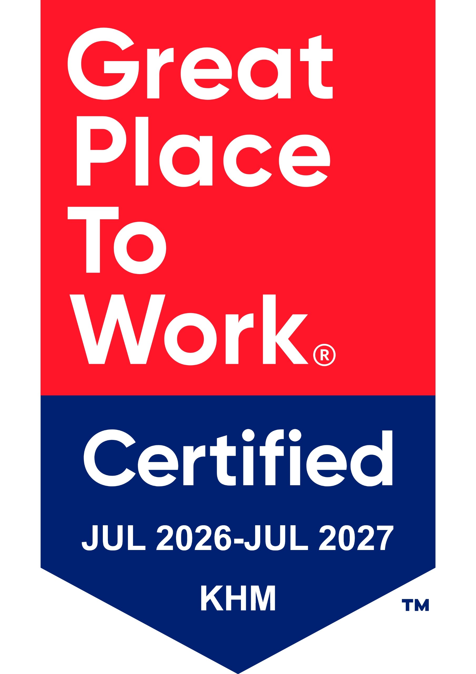 金界娱乐城于2026年再度荣获Great Place To Work®认证™，并取得高达97%的卓越信任指数™评分