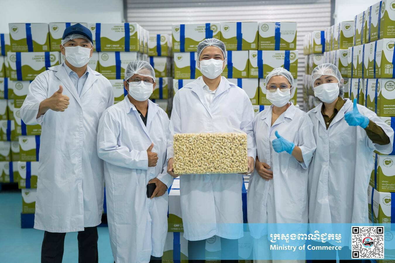 កសិផលគ្រាប់ស្វាយចន្ទីកម្ពុជា សាងប្រវត្តិសាស្ត្រថ្មី តាមរយៈការនាំចេញដោយផ្ទាល់ជាលើកដំបូងទៅកាន់ទីផ្សារចក្រភពអង់គ្លេស