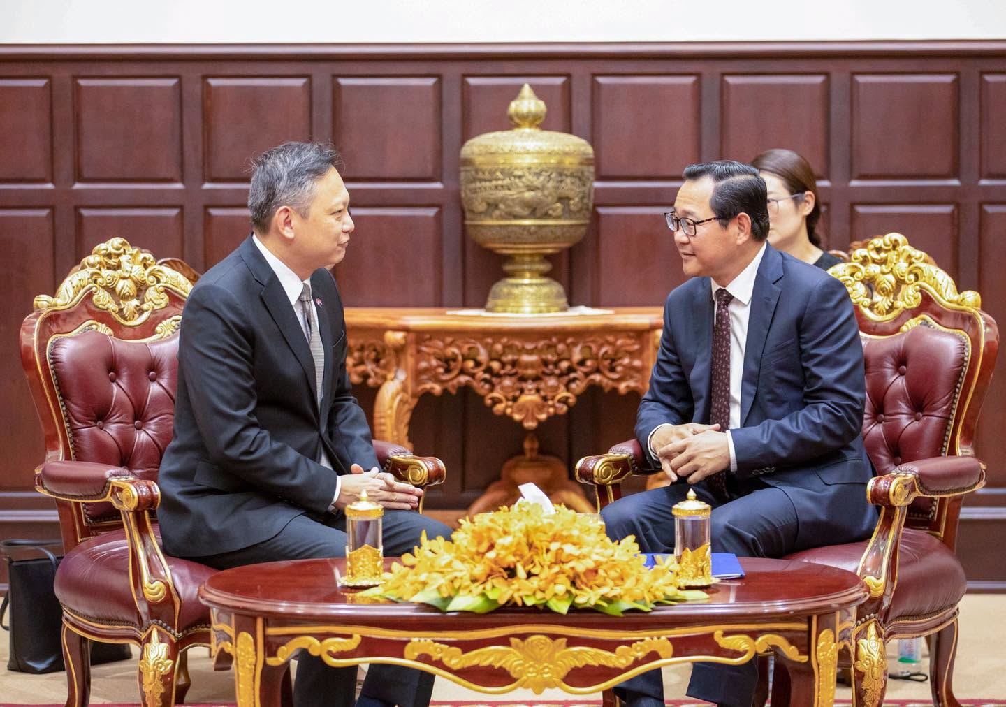 新加坡驻柬大使高度赞赏柬方立法打击电诈成效
