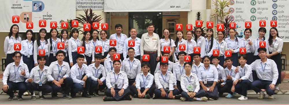 សិស្សសាលាជំនាន់ថ្មី វិទ្យាល័យព្រះស៊ីសុវត្ថិ មួយថ្នាក់ប្រឡងជាប់បាក់ឌុប ១០០% ដោយទទួលបាននិទ្ទេស A រហូតដល់ ៣២នាក់