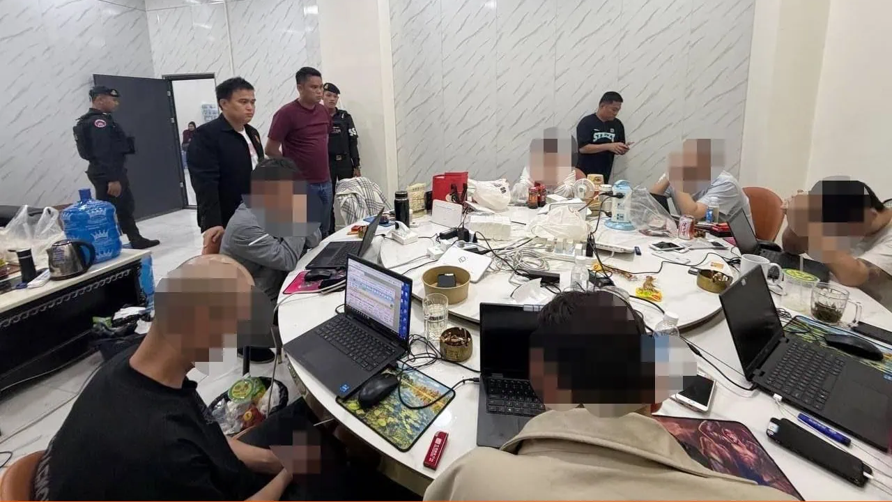 西港连破3处电诈窝点逮捕47名中越籍涉案人员